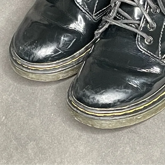Dr. Martens Black Patent Leather Boots 1460J Kid’s Size 2