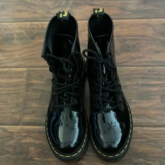 Dr. Martens Black Patent Leather Boots