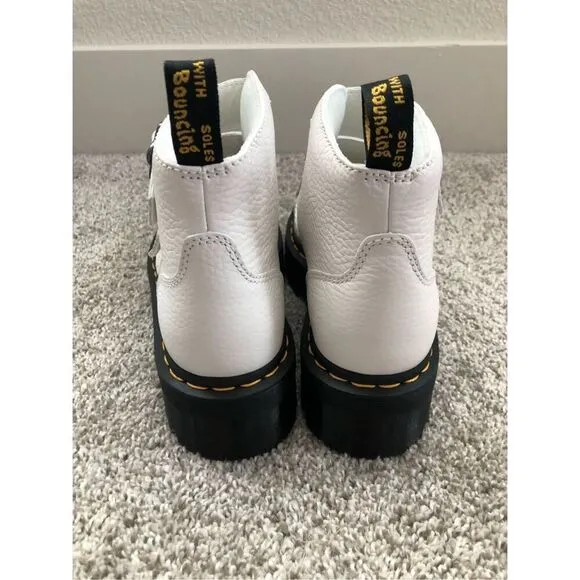 Dr Martens Devon Flower Quad Boots Women's Size 8