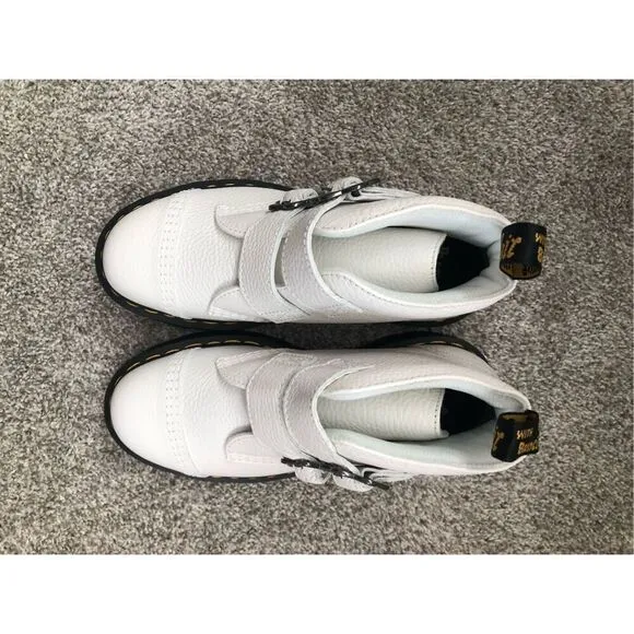 Dr Martens Devon Flower Quad Boots Women's Size 8