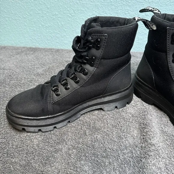 Dr. Martens Doc Martens Combs W Poly Casual Boots Black Women's Size 6