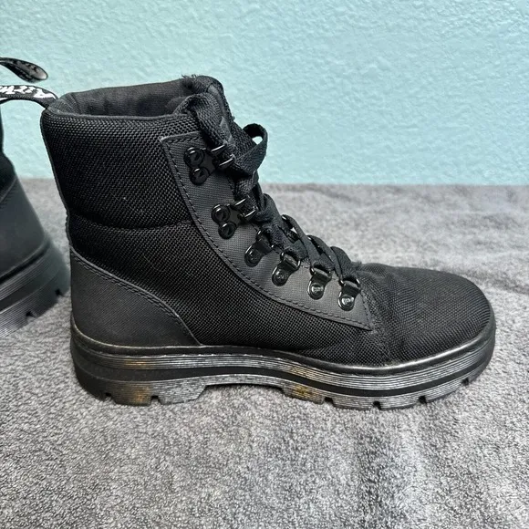 Dr. Martens Doc Martens Combs W Poly Casual Boots Black Women's Size 6