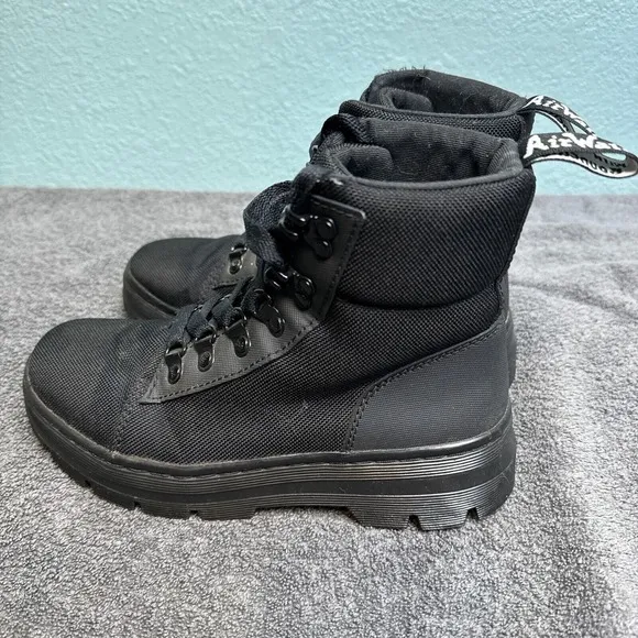 Dr. Martens Doc Martens Combs W Poly Casual Boots Black Women's Size 6