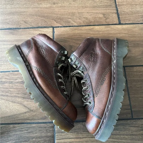 DR MARTENS Mens Brown Leather #8287 Anckle Boots size 5