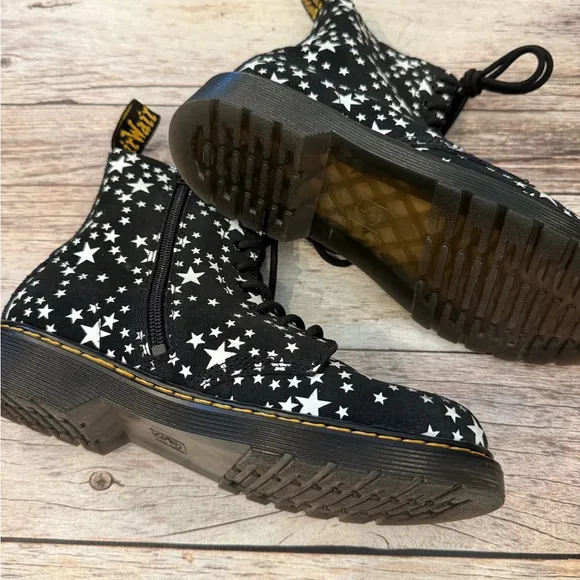 Dr. Martens Pascal Star Suede Lace Up Boots
