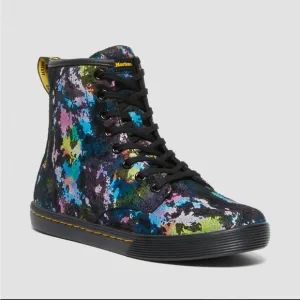 Dr. Martens Sheridan WOMEN'S Confetti Suede Casual Boots