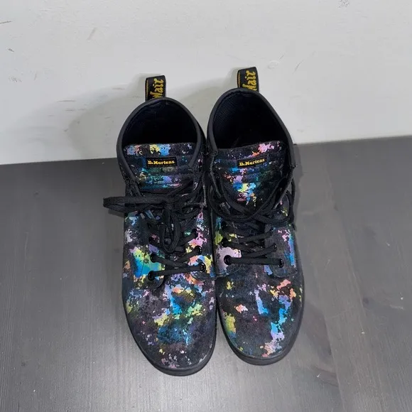 Dr. Martens Sheridan WOMEN'S Confetti Suede Casual Boots