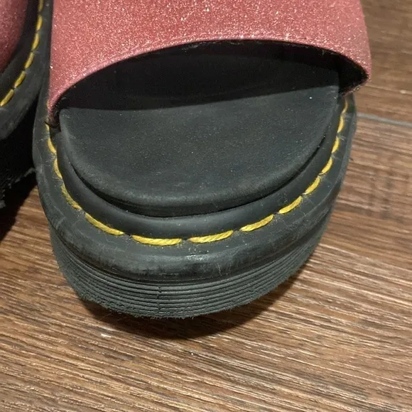 Dr. Martens VOSS PINK FINE GLITTER size 11