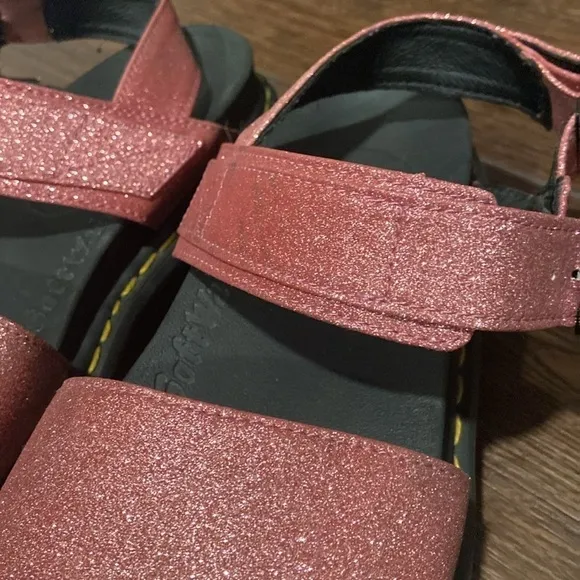 Dr. Martens VOSS PINK FINE GLITTER size 11