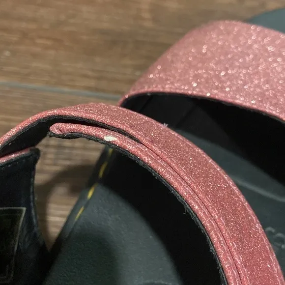 Dr. Martens VOSS PINK FINE GLITTER size 11