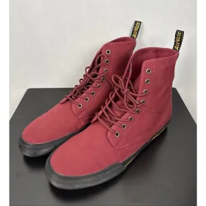 Dr. Martens Winsted Canvas High Top Sneaker Boots Mens 13 Red Street Wear