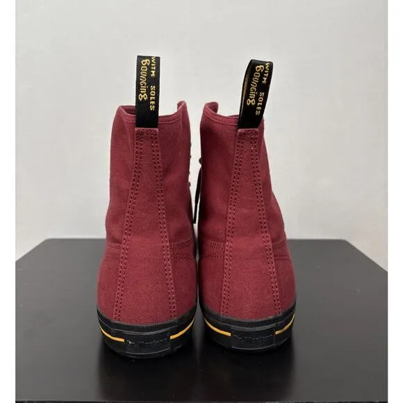 Dr. Martens Winsted Canvas High Top Sneaker Boots Mens 13 Red Street Wear