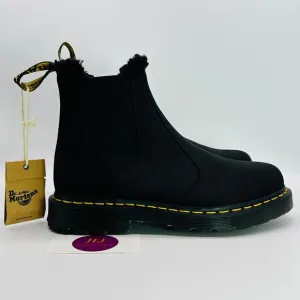 Dr. Martens Women's 2976 WG Black Outlaw Leather WinterGrip Chelsea Boots Size 8