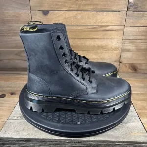 Dr. Martens Wyoming Combs Black Leather Casual Boots Womens Size 6
