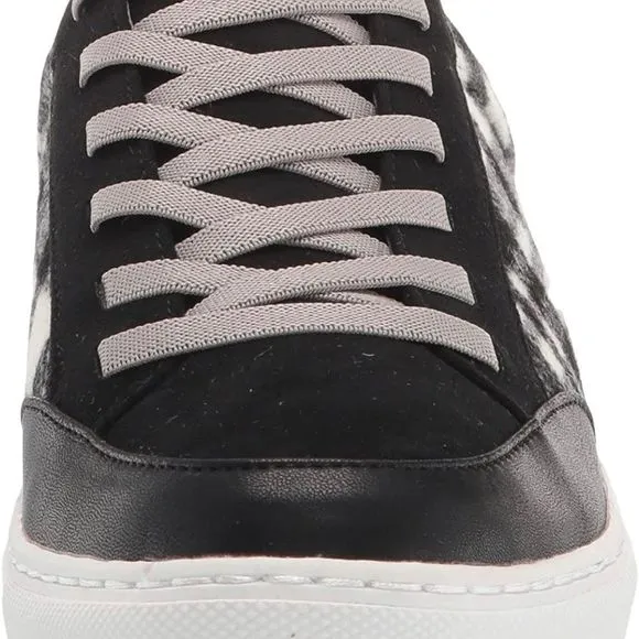 Dr. Scholl's Shoes Women's Nailed It Sneaker black plaid size 6