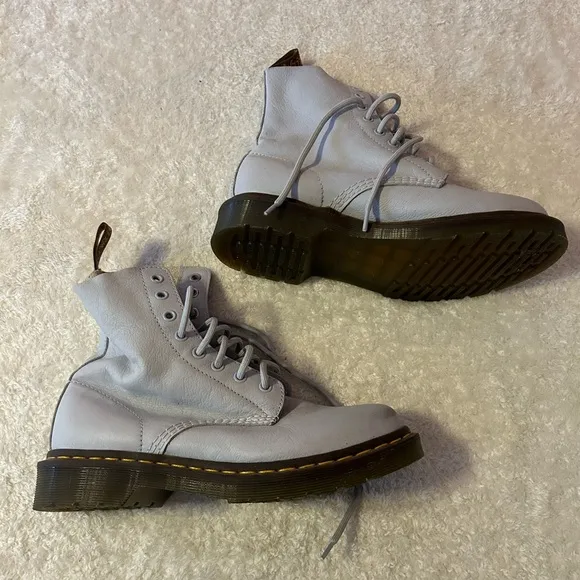 Dr.Martens Blue Moon Pascal Virginia Leather Boots‎ Size 8L