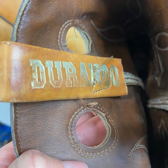 Durango Leather Western Cowboy Boots Men's 10EE