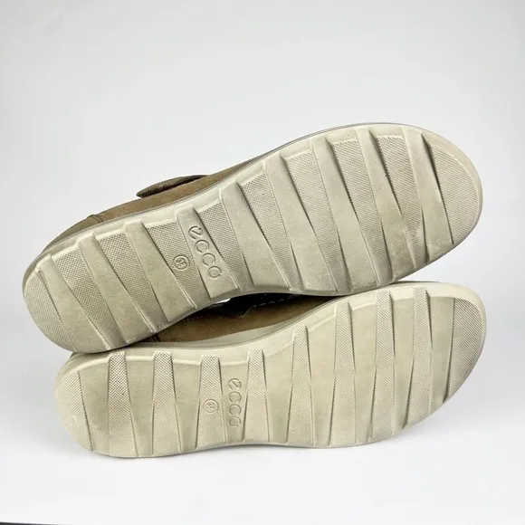 Ecco Cayla Womens Mary Jane Comfort Shoes Crisscross Navajo Brown Leather 38
