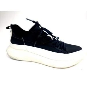 Ecco | St.1 Lite Fashion Sneaker Shoes - Black White ; Mens 45 US 11-11.5
