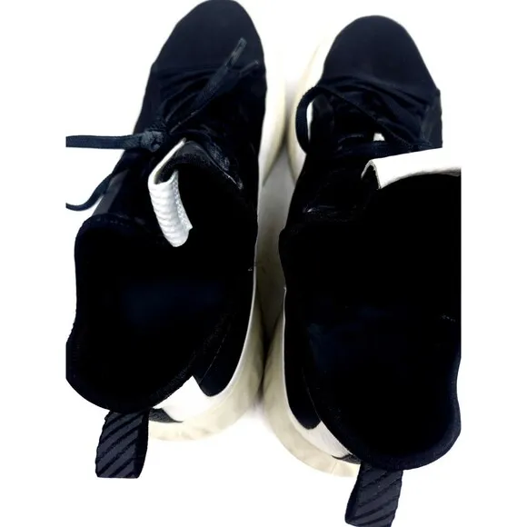 Ecco | St.1 Lite Fashion Sneaker Shoes - Black White ; Mens 45 US 11-11.5
