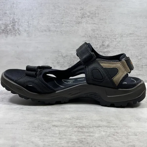 Ecco Yucatan Leather Hiking Sandals - Men's Size EU 46 / US 12-12.5 - Black  Thi