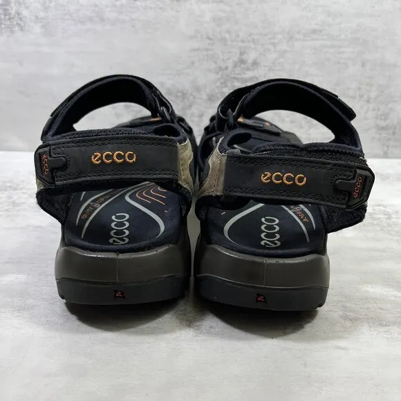 Ecco Yucatan Leather Hiking Sandals - Men's Size EU 46 / US 12-12.5 - Black  Thi