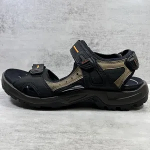 Ecco Yucatan Leather Hiking Sandals - Men's Size EU 46 / US 12-12.5 - Black  Thi