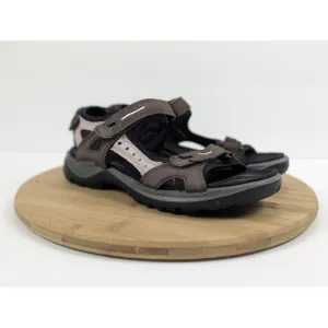 Ecco Yucatan Offroad Sandals Size 8.5 Womens Leather Open Toe Slingback EU 39