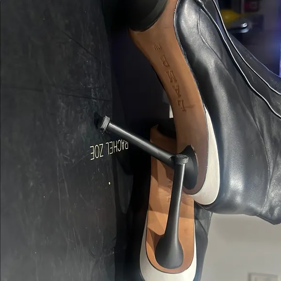 Elegant Black Leather Ankle Boots