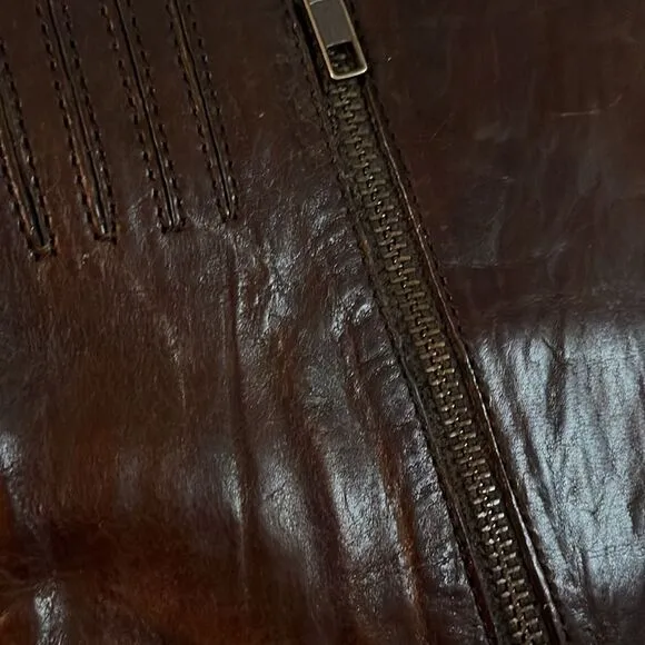Elegant Brown Leather Women's Boots