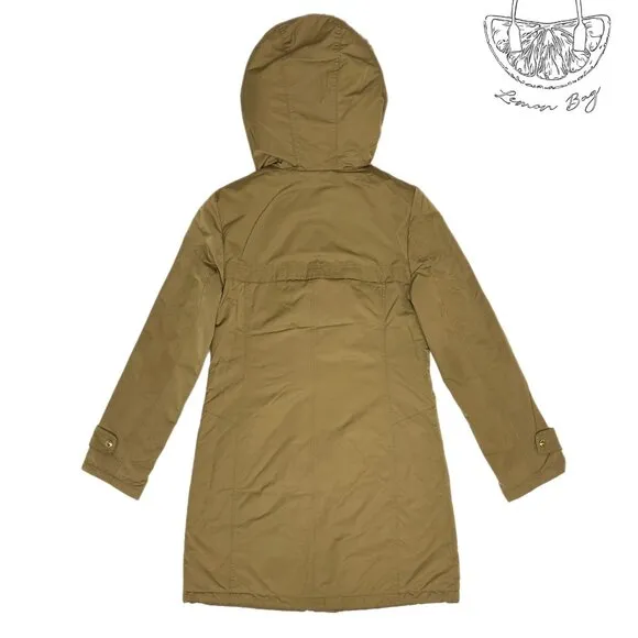Ellen Tracy / Winter Insulated Hooded Parka Coat / Size M / Color Beige
