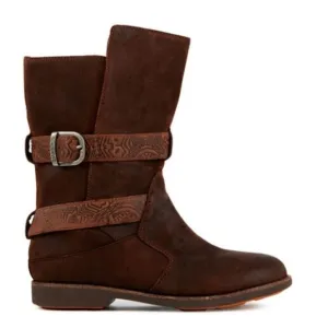 EMU Australia Wood Leather Ainslie 10&quot; Shaft Suede Boot Size 10 EU 42