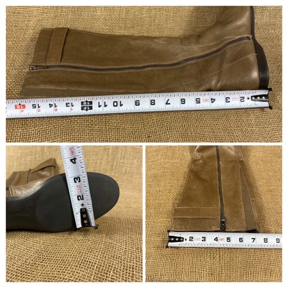 Enzo Angiolini boots tall riding flat leather zipper insulated women’s size 7.5