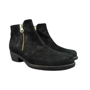 Eric Michael Shoes Womens 36 Booties Fashion Leather Tatiana Double Zip Classic
