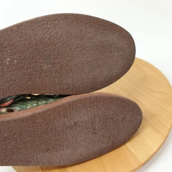 Espiritu Sandals Mens 13 Selva Classic Huaraches Army Green Handwoven Breathable