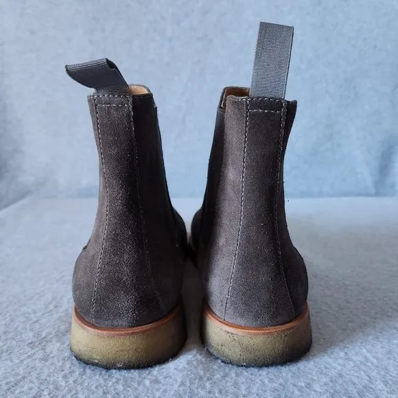 EUC New Republic Mark McNairy Suede Sonoma Chelsea Boots Crepe Sole Brown