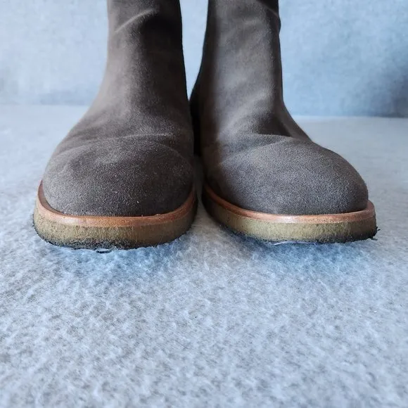 EUC New Republic Mark McNairy Suede Sonoma Chelsea Boots Crepe Sole Brown