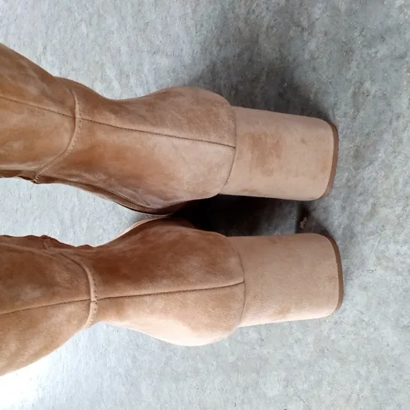 EUC Steve Madden Ninny Leather Upper Suede Women's Knee High Boots Casual, 9