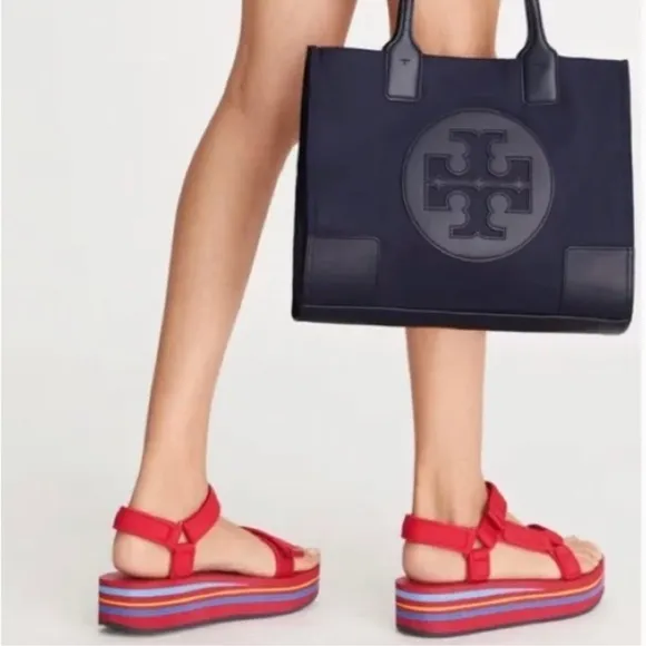 EUC Tory Burch Sport Eva Sandal Neoprene Strap Flare