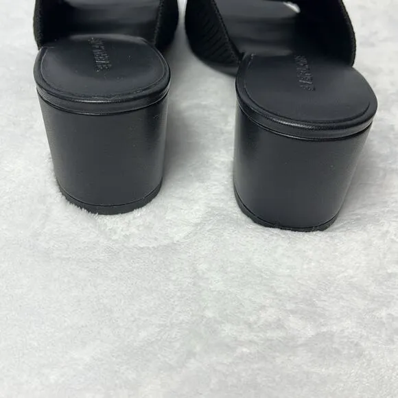 Everlane The Glove Mules in ReKnit Black New Womens Size 5 Sandals Heels NWOB