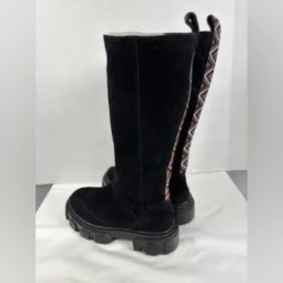 FARM RIOSuede Grosgrain Trim Riding Boots size 6.5 (s1.15) new without box