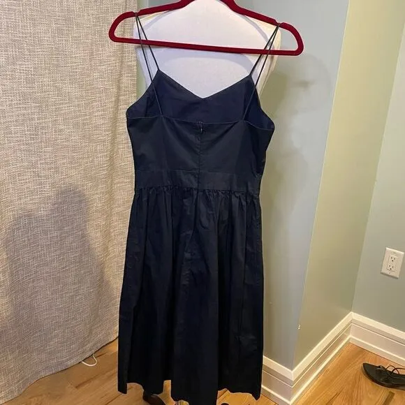 Farrow Navy Spaghetti Strap Deep Blue Dress Workwear Date Wedding Guest Small