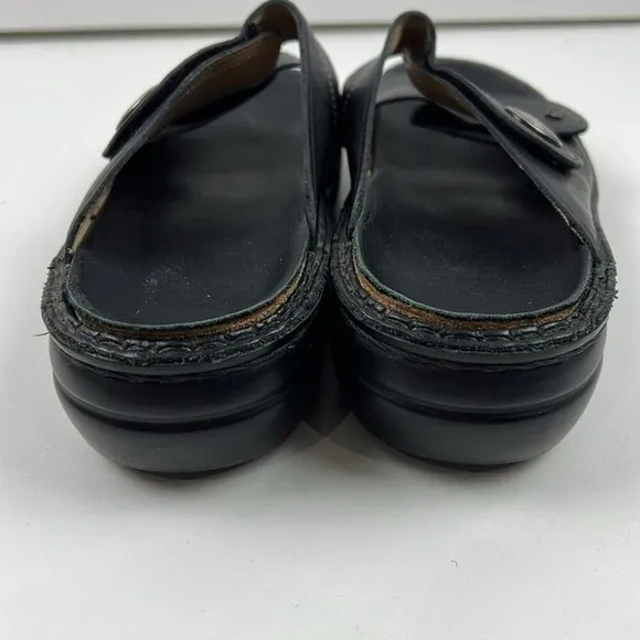 Finn Comfort Women's Black leather Sansibar Sandals Size 39