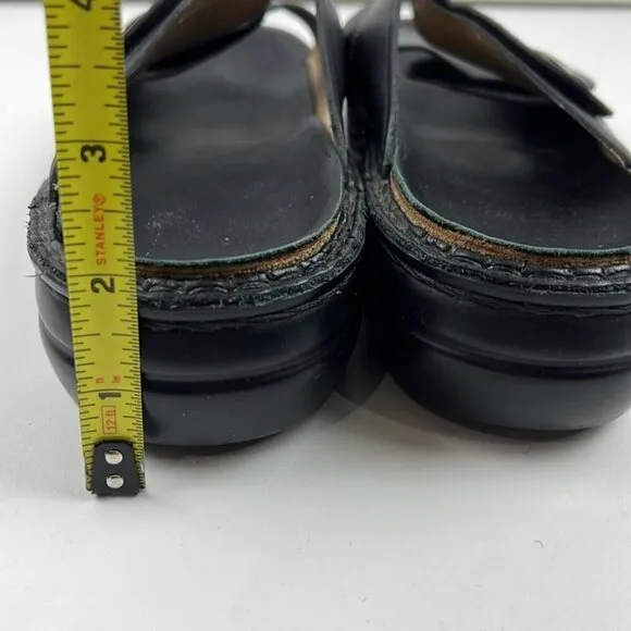 Finn Comfort Women's Black leather Sansibar Sandals Size 39