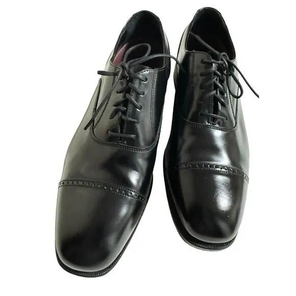 Florsheim Lexington Cap Toe Oxford Dress Shoes Size 9.5 D Excellent Condition