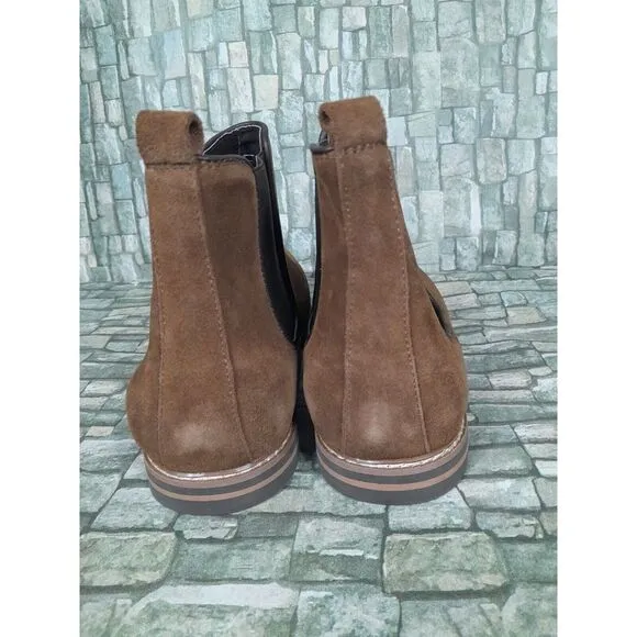 Floyd Boots Chelsea Boot Brown  Pull Up Stretch Side Panels Men Sz 13‎