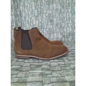 Floyd Boots Chelsea Boot Brown  Pull Up Stretch Side Panels Men Sz 13‎