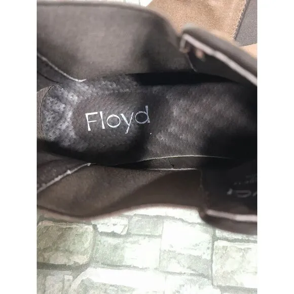 Floyd Boots Chelsea Boot Brown  Pull Up Stretch Side Panels Men Sz 13‎