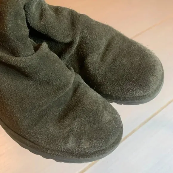 Fly London Suede Leather Wedge Boots 37