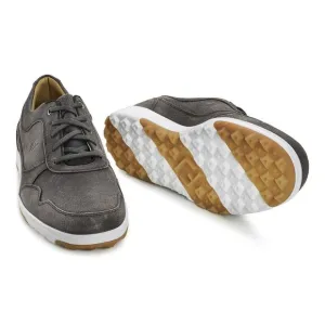 FootJoy Casual Golf Shoes Waterproof Suede Lace Up Spikeless Slate Wax 13M